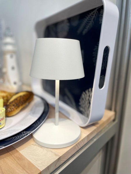 Stehlampe Malta weiß